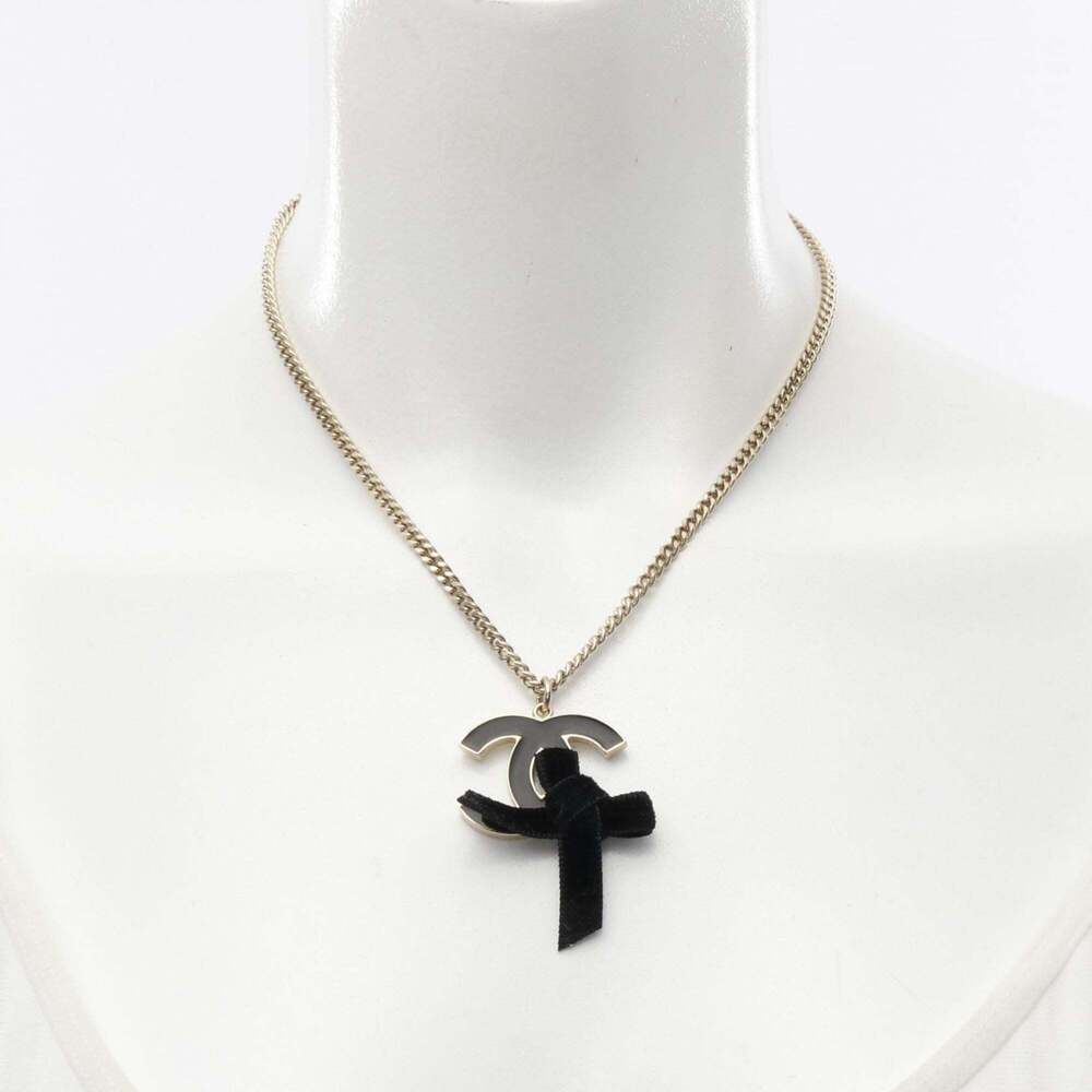 CHANEL Gold Logo Necklace - Picture 7 of 7